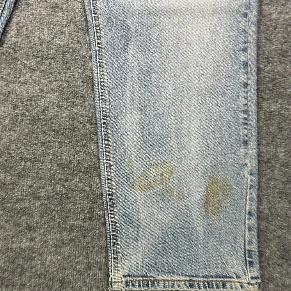 Levi's 541 Straight Jeans Men Blue Denim 5-Pockets Classic Zip Fly - 42X30